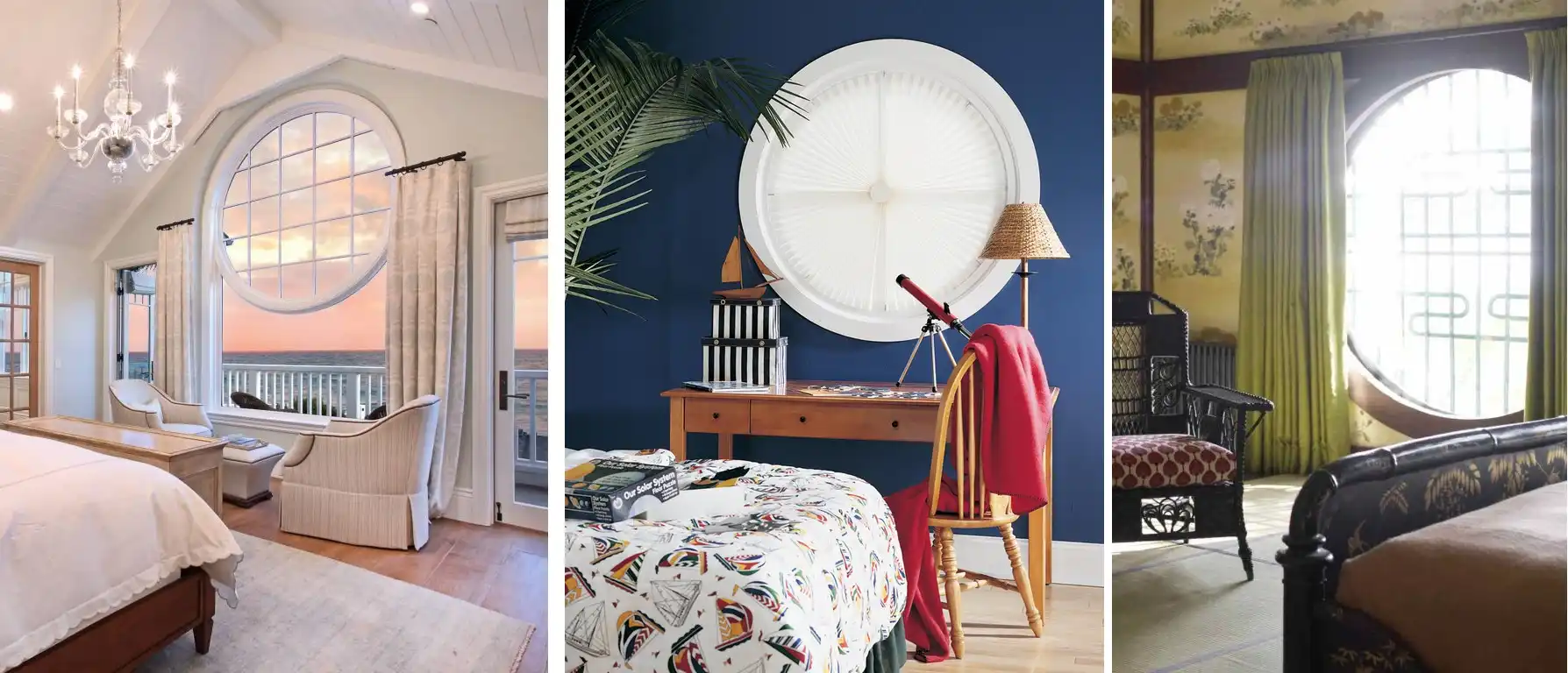 10 Round Window Curtain and Blind Ideas