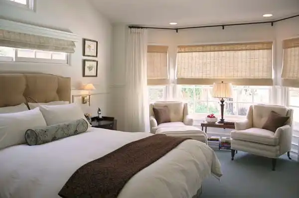 Curtains and drapes to control the light