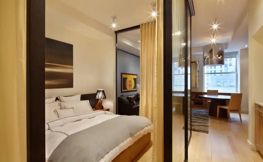 Curtains glass windows