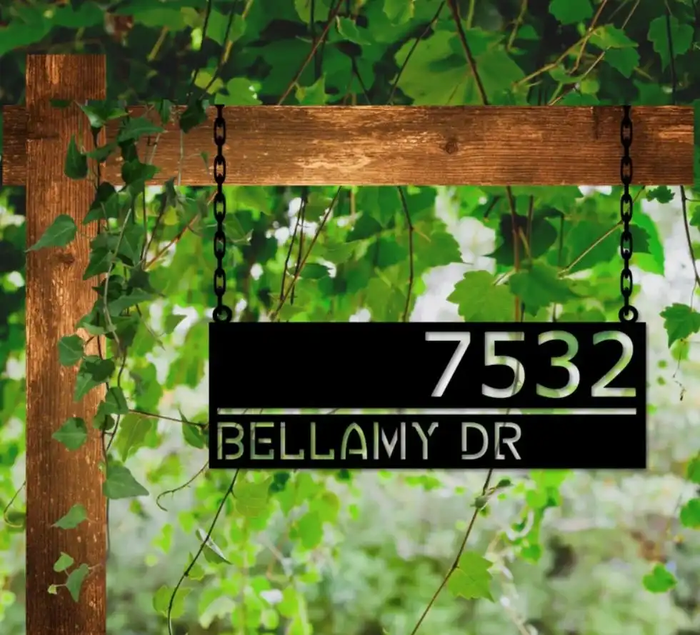 Detached sign
