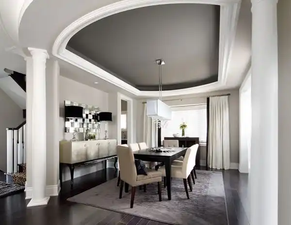 Dining room gray shades