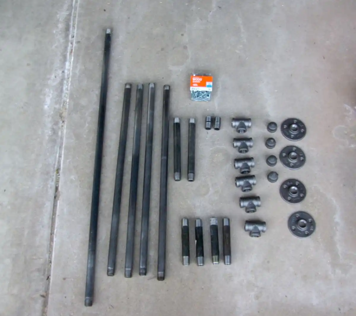 Diy console table supplies