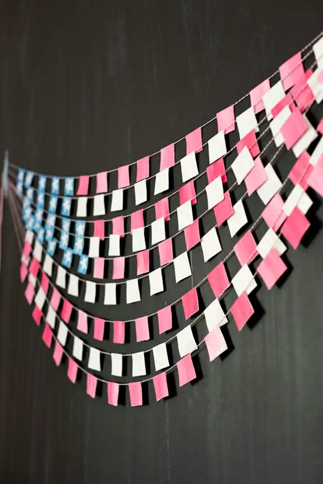 diy flag bunting
