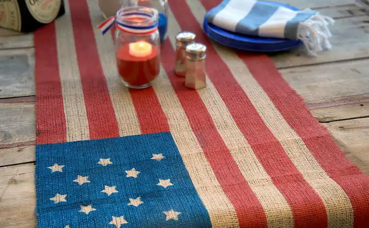 diy flag runner