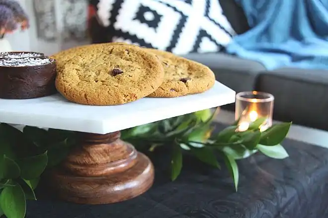 diy hexagon cake stand