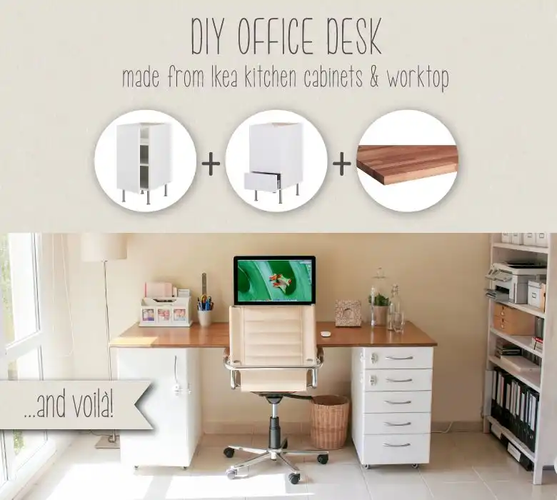 Diy ikea office