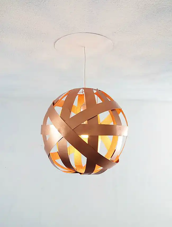 diy orb lampshade