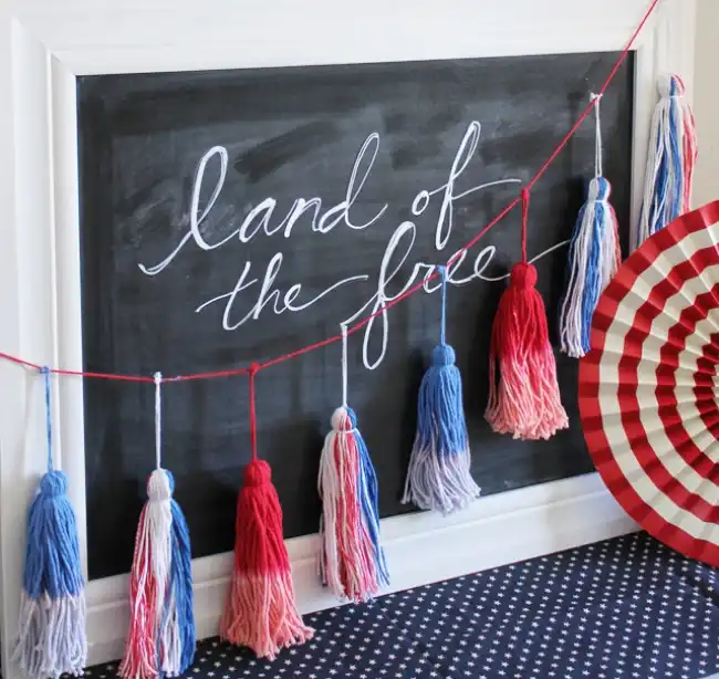 diy patriotic tassels