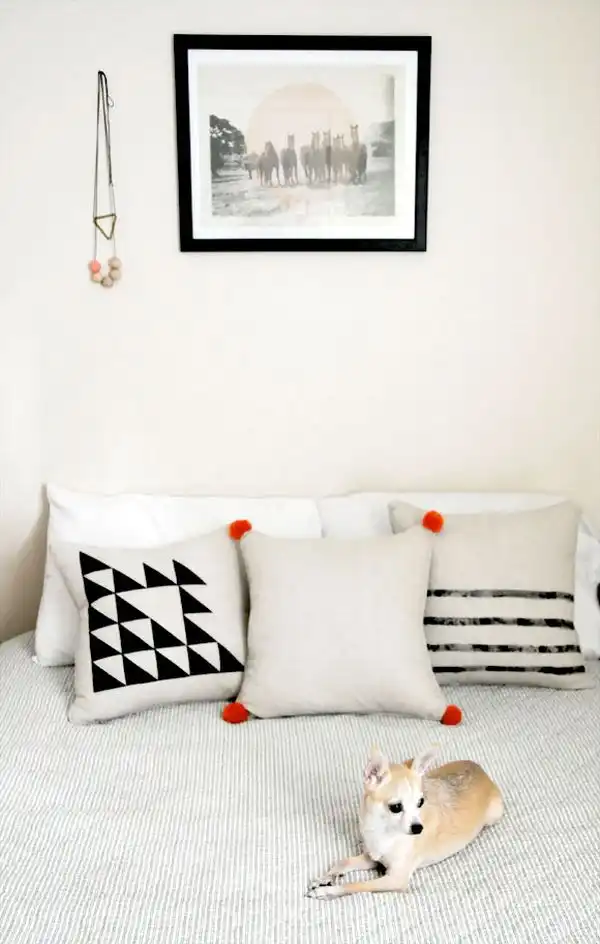 Diy pillows three simple