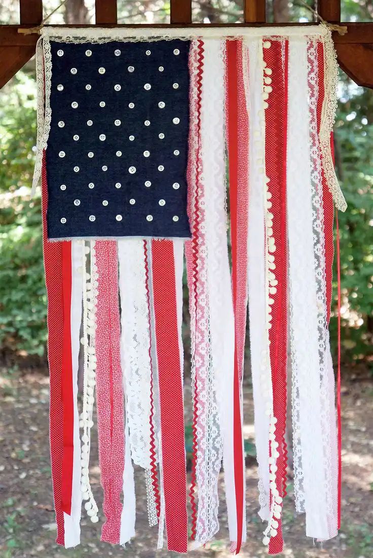 diy scrap flag