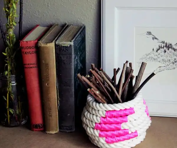 Diy ropebasket completed