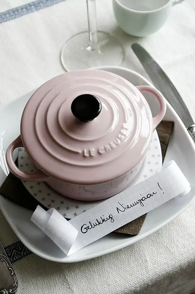dusty pink cookware