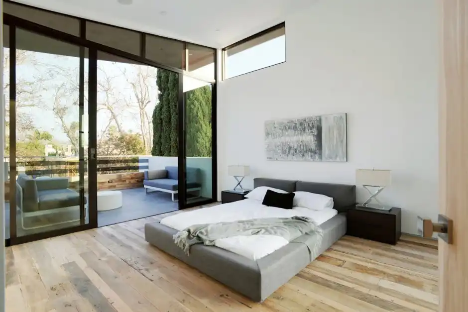 Easy access to outdoor from bedroom