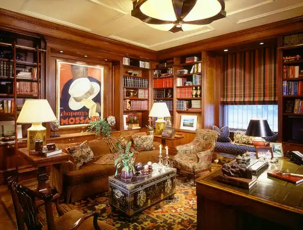 Elegant office room full of styles