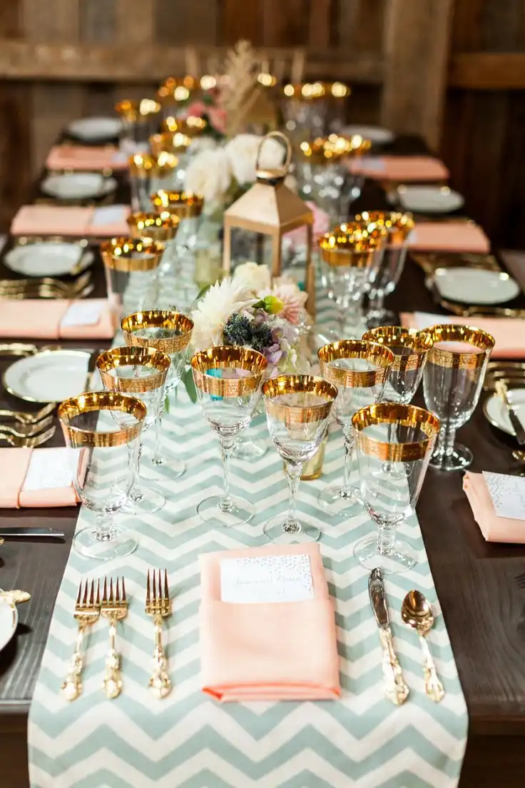 Elegant outdoor summer party decor