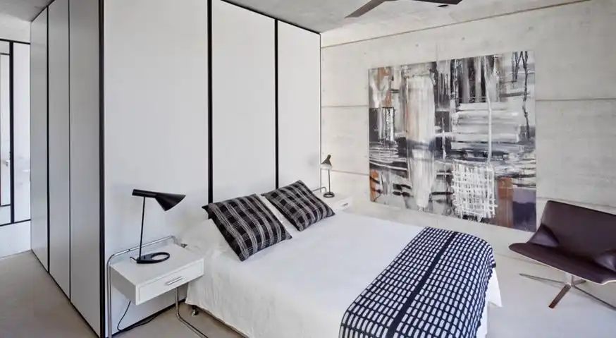 Add a Pastel Color to Break Up the Black and White Design