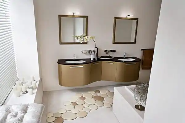Fancy bathroom rugs 600x444