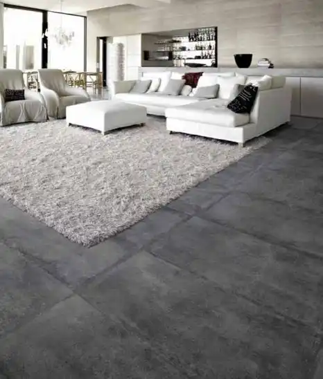 faux concrete floor