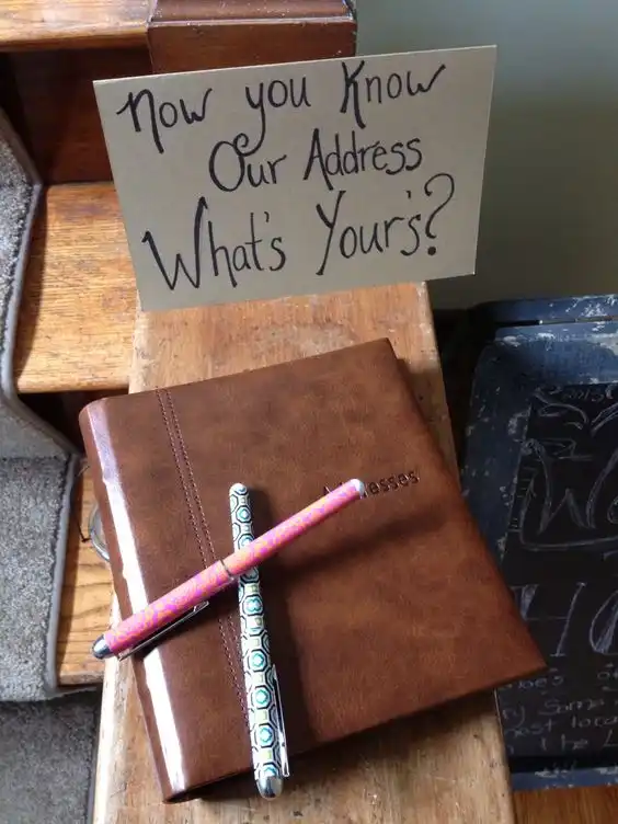 fill the address book