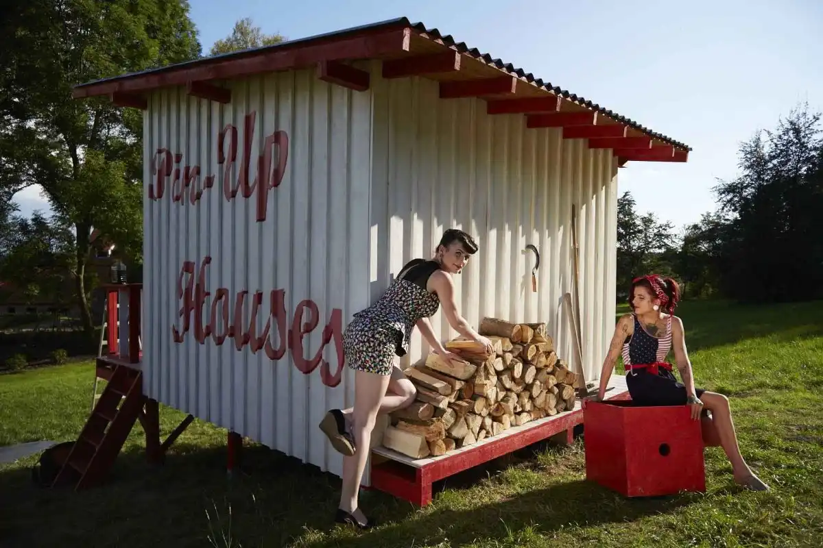 Firewood storage tiny house