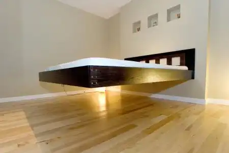 Floating bed