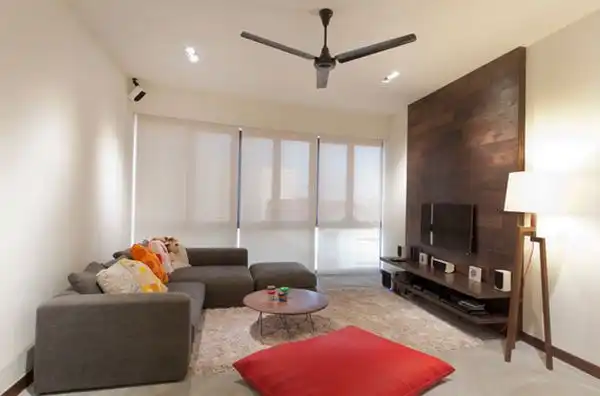 Floor to ceiling wall paneling