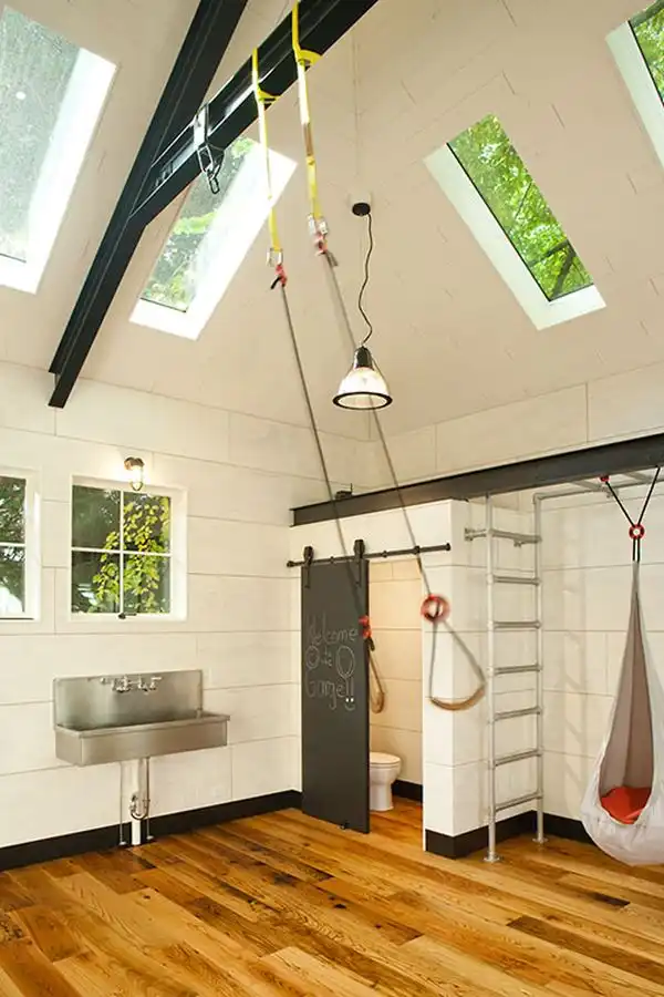 Garage designed for kids