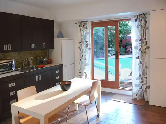 garage converted into a guest house