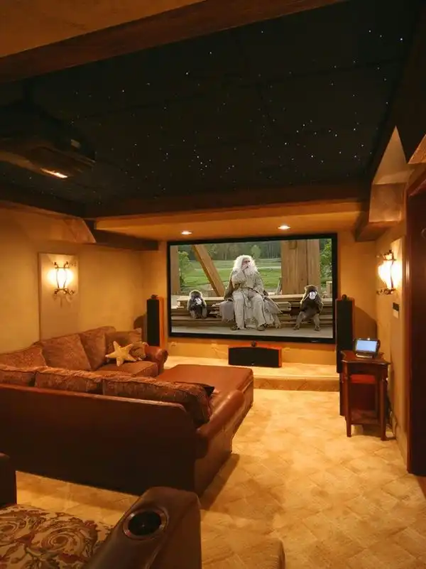 Garage home cinema