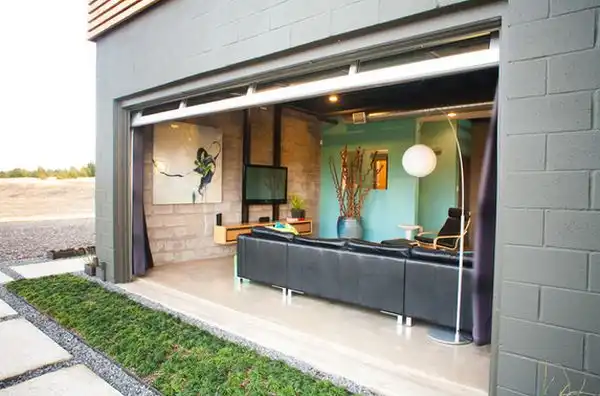 Garage house door