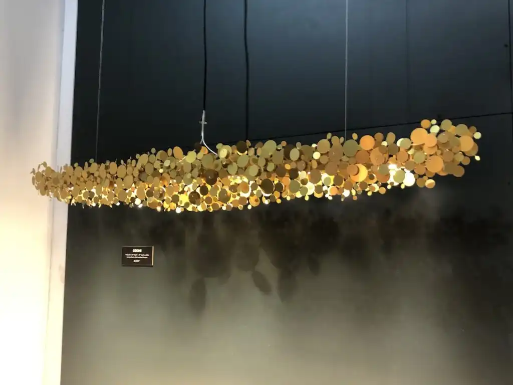 Modern Gold Chandelier