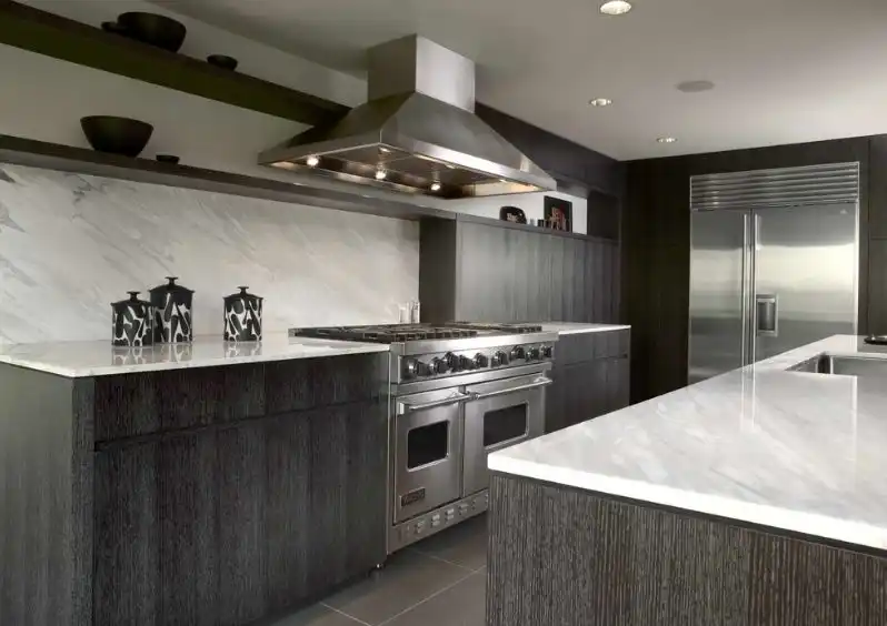 A Modern Dark Gray Kitchen
