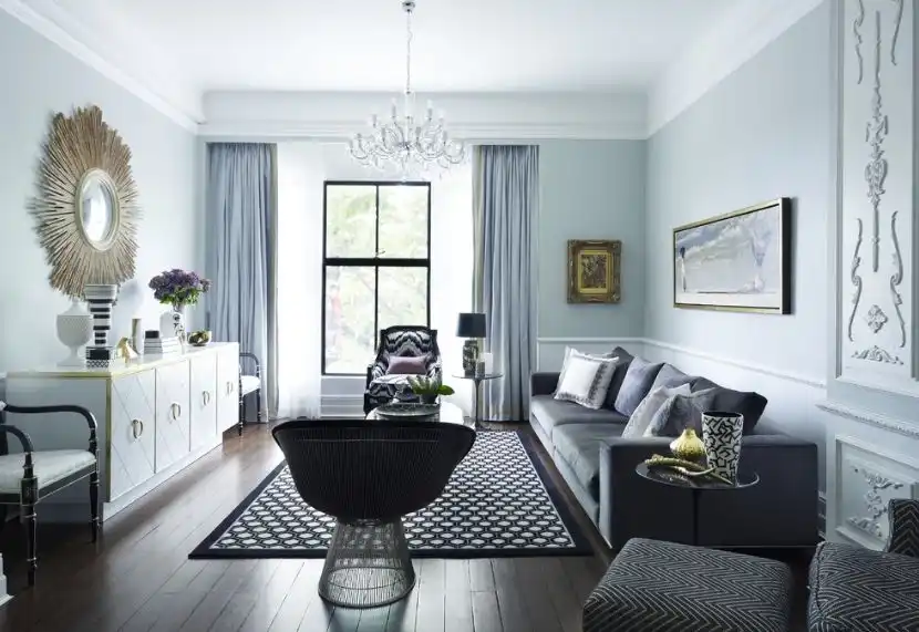 grey-living-room-we-love-with-Double-Rod-Pocket
