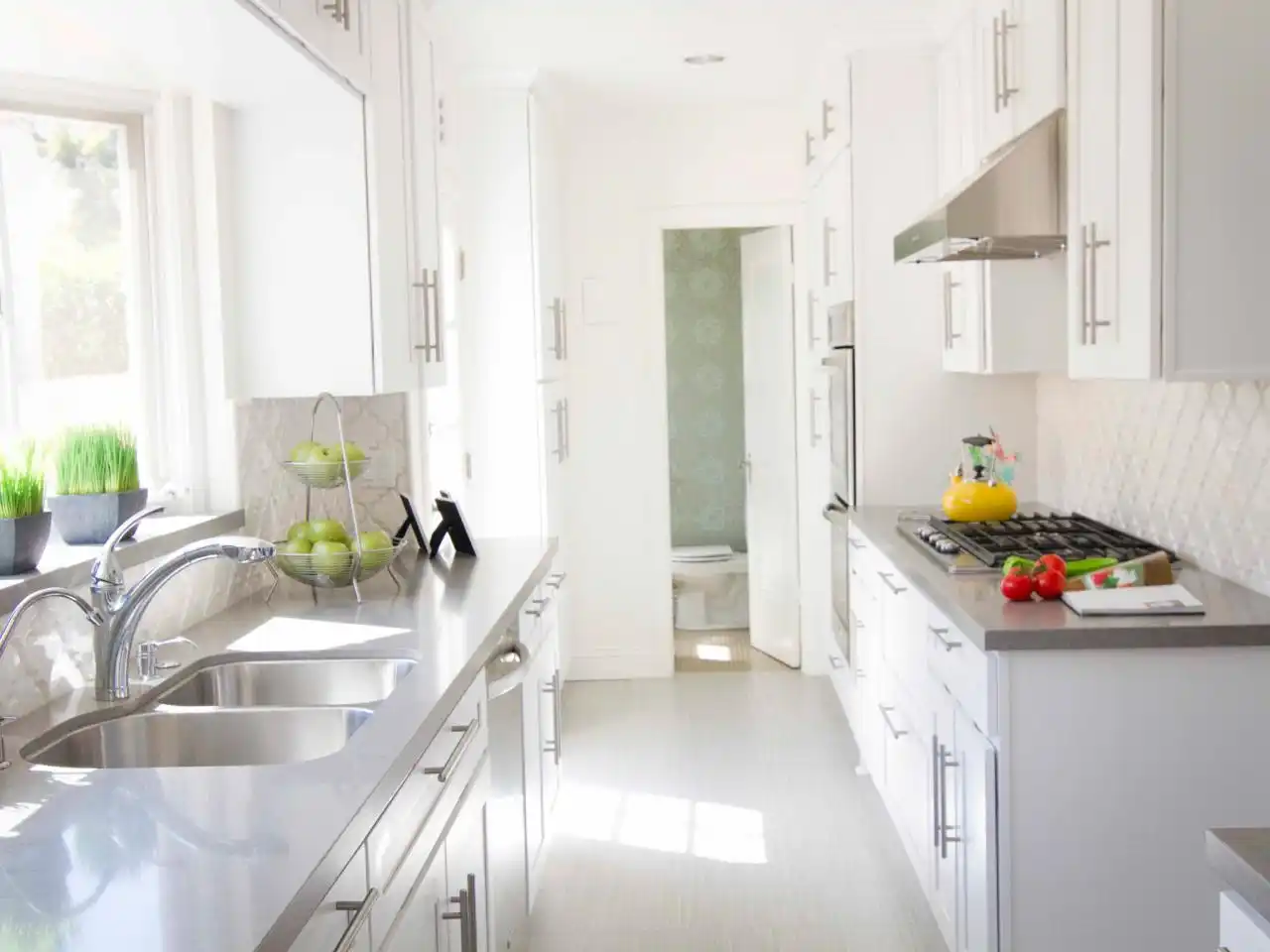 Grey quartz countertops
