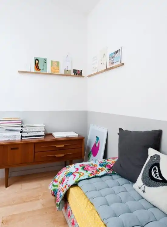 half painted wall