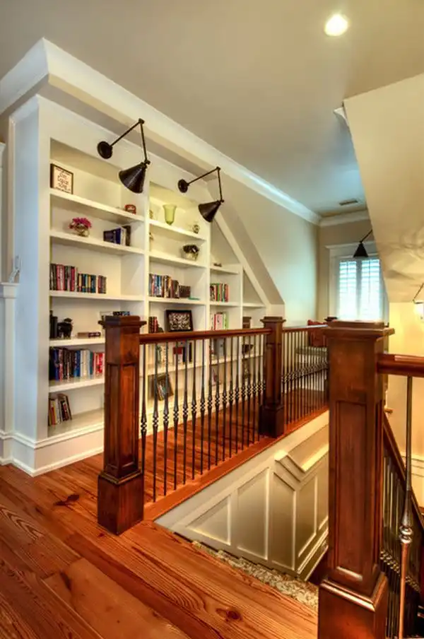 Hallway upstairs library