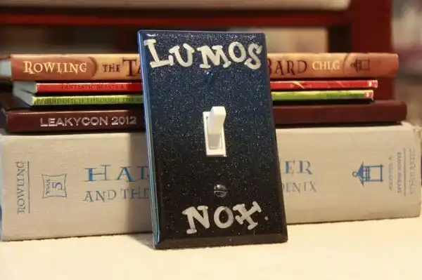 Harry potter light switch decor