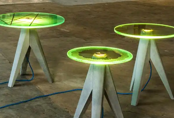 Holy tristan table lighted trio