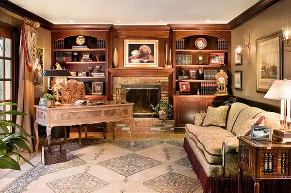 Home office library elegant style