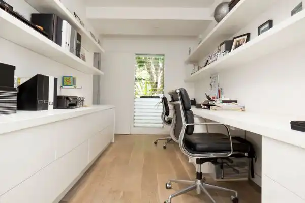 Home office white design