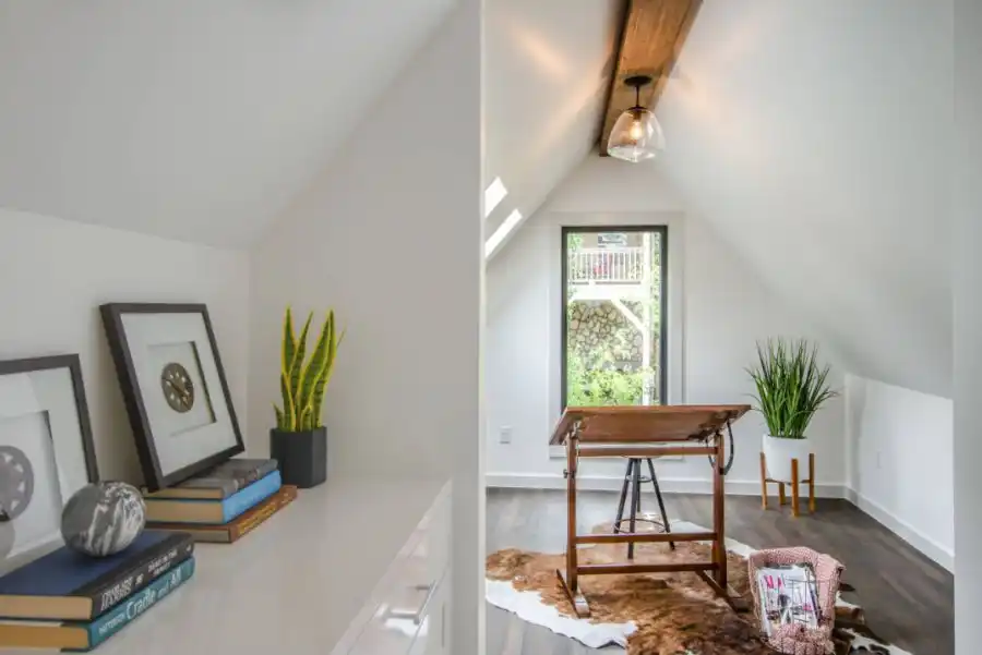 Attic room art studio