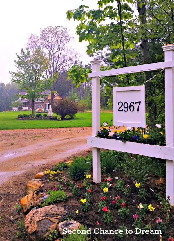 House number diy