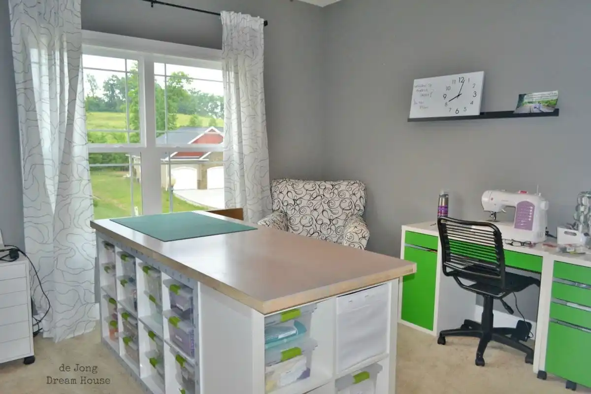 bookcase craft island