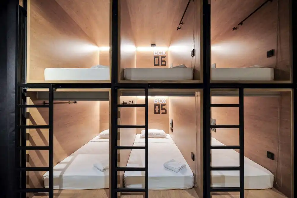 inBox Capsule Hotel in St. Petersburg Design
