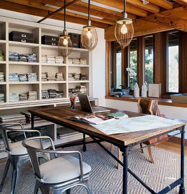 Industrial desk style
