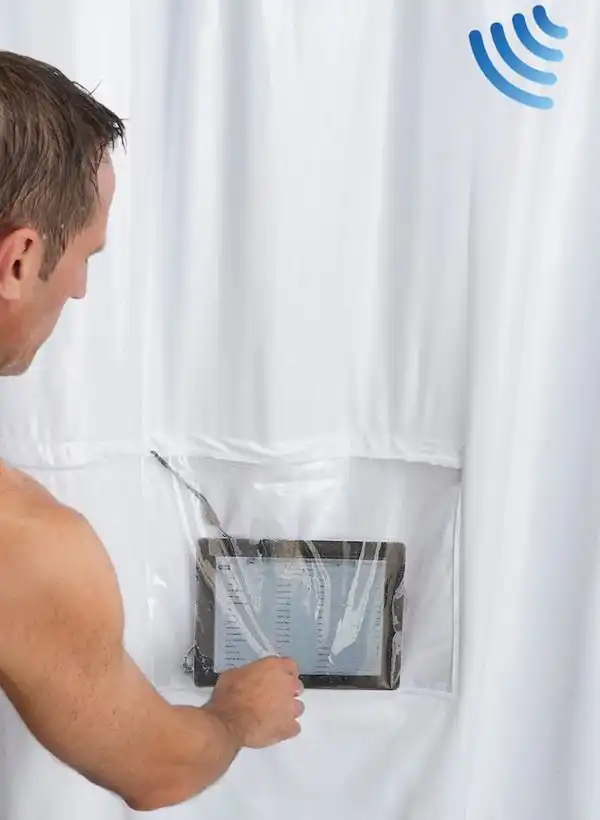 Ipad shower curtain