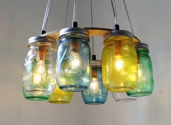 Jars chandelier