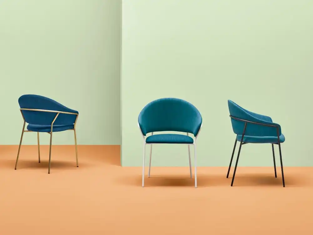 jazz Pedrali blue chair