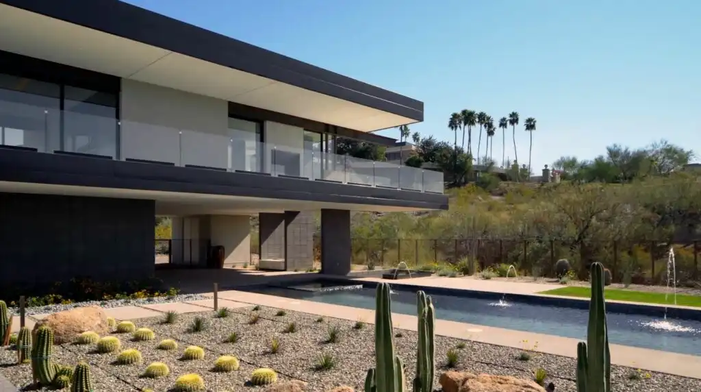 Landscape with cactus and fountain desert 1024x572