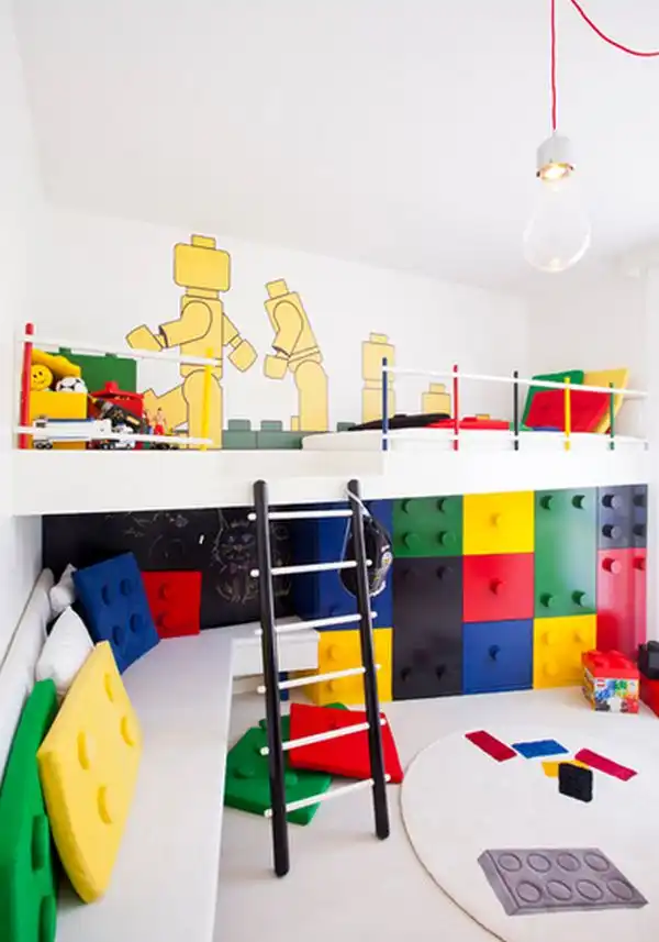 Lego playroom themed